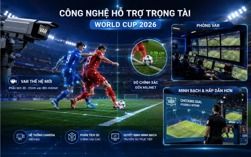 World Cup 2026: Hé lộ công nghệ truyền hình hiện đại nhất
